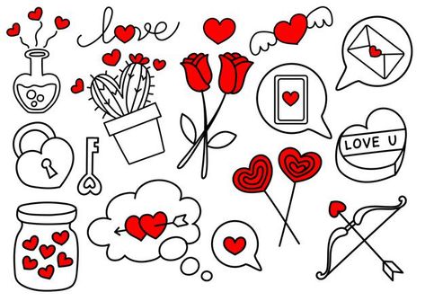 Small Love Drawing Ideas, Valentines Drawing Ideas, Romance Doodles, Valentines Day Drawings Art Ideas, Love Doodles For Boyfriend, Valentines Doodles, Valentine Doodles, Valentine Drawing, Valentine Doodle