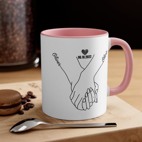 Couple Mug, Bubu Dudu, Couple Mugs, Easy Drawings Sketches, Valentines Day Gifts For Him, Jan 17, Personalized Couple, Funny Coffee, Funny Coffee Mugs