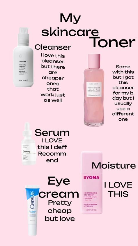 I also love the brand bubble but yeah 🩷🌟 Bubble Moisturizer, Pinterest Dress, Skin Care Procedures, Back To School Makeup, Bubble Skincare, Makeup Tuts, Skin Care Pictures, Milky Jelly Cleanser, Skin Care Routine Order