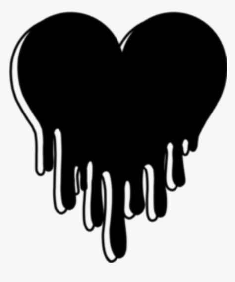 Drippy Heart Tattoo, Heart Melting Drawing, Trippy Heart Tattoo, Melting Heart Tattoo, Heart Drawing Aesthetic, Supra Design, Heart Outline Png, Drippy Heart, Lil Drawings