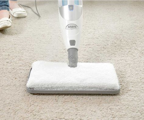 Steam your carpet - Shark Cleaning Hacks Shark Steam Mop Hacks, Carpet Shark, Steam Mop Cleaner, Clean Car Mats, Shark Steam Mop, Hand Steamer, Steam Clean Carpet, Laundry Ideas, Shark Vacuum