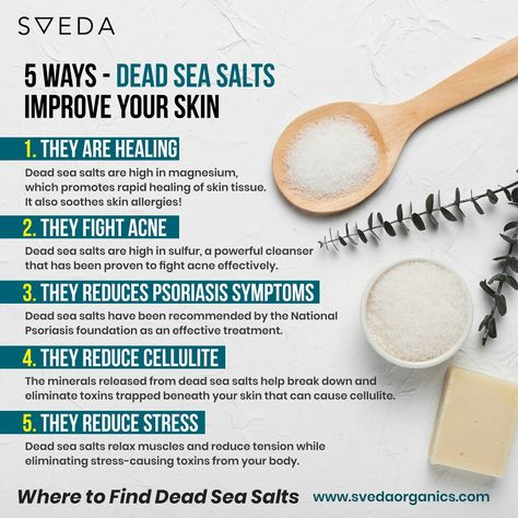 Dead Sea Salt Benefits, Seacret Skincare, Essential Oil Scrubs, Salt Scrubs, Sea Salt Scrubs, Dry Flaky Skin, Salt Bath, Salt Body Scrub, Dead Sea Salt