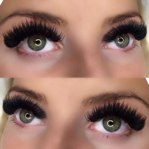 Maquillage On Fleek, Lashes Fake Eyelashes, Volume Lash Extensions, C Curl, Natural Eyelash Extensions, Curl Lashes, Eyelash Extensions Styles, Short Hair With Bangs, Volume Lashes