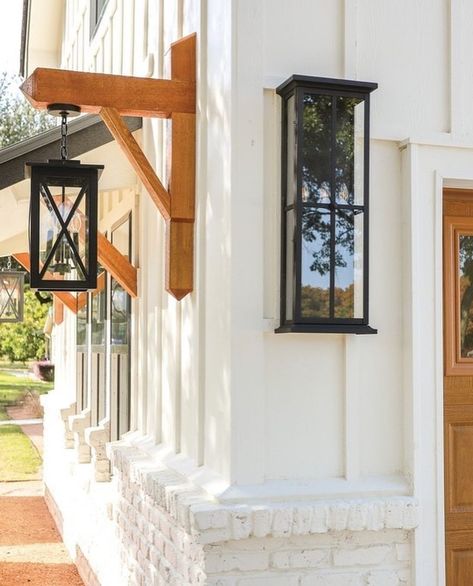 Lighting Connection on Instagram: “A collection of inspired Outdoor Lanterns that make an impactful difference. - - - #lightingconnection #affordablelighting #modernlighting…” Spanish Exterior, Hanging Lantern Lights, Lantern Stand, Front Porch Lighting, Affordable Lighting, Lakeside Cottage, Outdoor Hanging Lanterns, Lantern Post, Outdoor Pendant Lighting