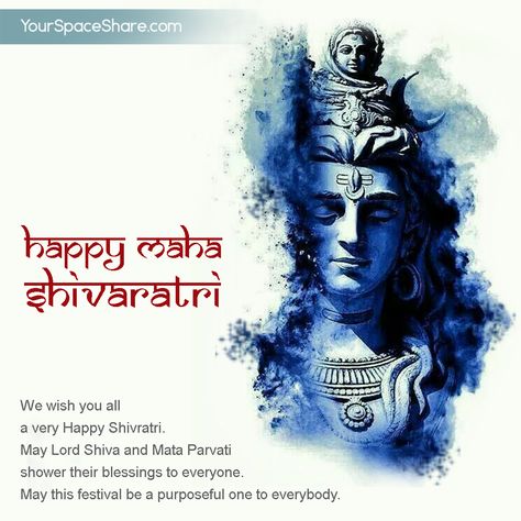 YourSpaceShare wishes Happy Maha Shivaratri to all Maha Shivaratri Wishes, Congratulations Messages For Achievement, Mahashivratri Images, Birthday Wishes For Uncle, Happy Shivratri, Happy Navratri Status, Shivratri Photo, Happy Maha Shivaratri, Hospital Medicine