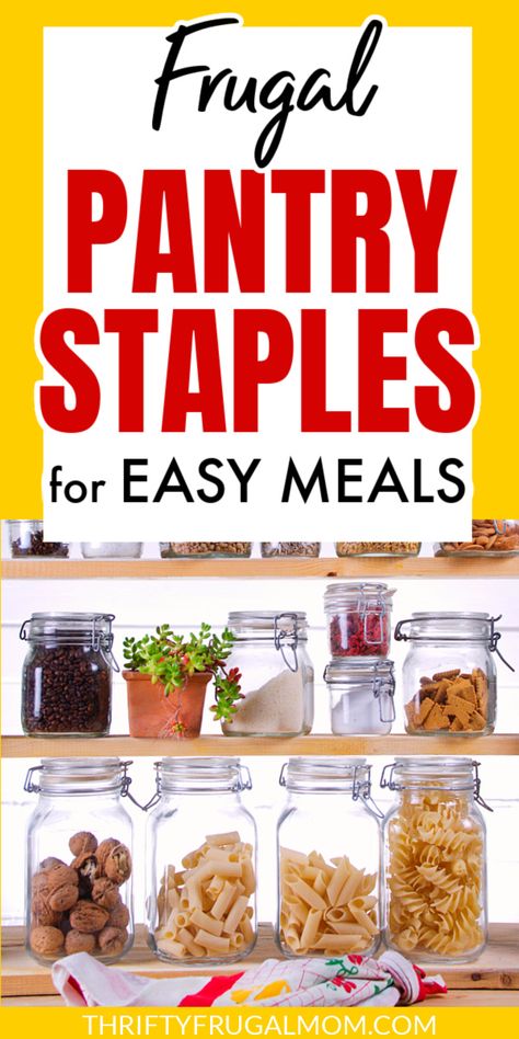 Easy Homemade Meals, Frugal Pantry, Frugal Kitchen, Holiday Meal Planning, Frugal Cooking, Cheap Family Meals, Homemade Pantry, Frugal Mom, Meals Easy