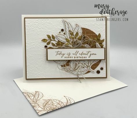 Stampin’ Up! Lovely & Sweet Notes of Nature Birthday Card | Stamps – n - Lingers Nature Birthday, Card Magic, Good Morning All, Hand Made Greeting Cards, Nature Card, Making Greeting Cards, Stampin Up Christmas, Stamping Up Cards, Some Cards