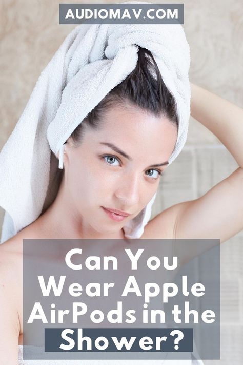 Apple AirPods are designed to be water and sweat resistant. But what would happen if you actually got into water with them? More specifically, what if you hopped into the shower with them still in? #AirPodsShower #WaterDamageHeadphones #FixHeadphones Waterproof Headphones, Polk Audio, Music Motivation, Waterproof Speaker, Best Headphones, Voice Assistant, Steam Room, Noise Cancelling Headphones, Under Water