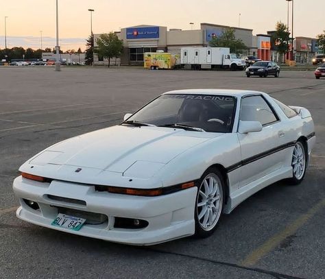 A70 Supra! 🤍  @kmooreingolf #jdm #supercars #supra #toyota #iconiccars #car #cars Old Toyota Supra, 1990 Toyota Supra, Supra Old Model, A70 Supra, Toyota Supra A70, Mk3 Supra, Supra Mk3, Toyota Supra Mk3, Street Racer