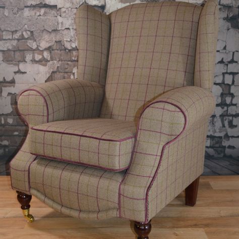 Shop Bespoke, handmade upholstered furniture. by MetrofurnitureShop. Rave reviews! 95% or more recent reviews were 5 stars.. Overstuffed Armchair, Wing Back Chairs, Cottage Chairs, Fireside Chairs, Old Chair, Beautiful Chair, Arm Chairs, Sofa Armchair, Upholstered Furniture