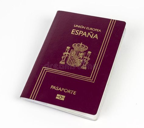 Spanish passport. Euro Spanish Passport on white background , #Aff, #Euro, #passport, #Spanish, #background, #white #ad Spanish Background, Spanish Passport, Spain Passport, Graphic Design Portfolio Cover, Passport Photo, Dream Wall, Background White, Dream Board, Another World