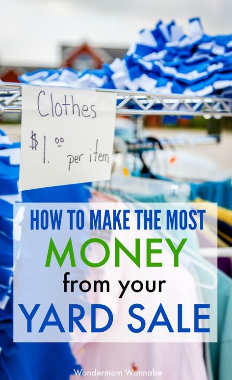 Easy Garage Sale Set Up, How To Set Up For A Yard Sale, Easy Yard Sale Set Up, Yard Sale Clothing Display Ideas, Garage Sale Set Up, Yard Sale Set Up, Yard Sale Set Up Ideas, Yard Sale Hacks Tips And Tricks, Yardsale Setup Ideas