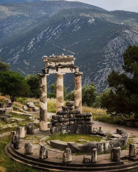 Visit Greece on X: "Explore Delphi, a UNESCO World Heritage Site, and feel the resonating presence of the ancient oracle 💙 #VisitGreece #Delphi #culture #UNESCOhttps://www.visitgreece.gr/experiences/culture/archaeological-sites-and-monuments/archaeological-site-of-delphi/ https://t.co/daIelmYZ6c" / X Delphi Greece, Visit Greece, Mysterious Places, Visiting Greece, Travel Locations, Pretty Photos, Archaeological Site, Unesco World Heritage Site, Unesco World Heritage