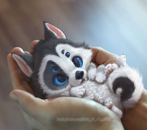 Malaysian Artist Draws The Cutest Animals, Imagines Them Living In Our World » Design You Trust Wolf Spider, Cute Animal Illustration, Animal Print Wallpaper, Animated Animals, Cute Fantasy Creatures, Animal Illustrations, Cute Animal Drawings Kawaii, Anime Animals, Cute Animal Drawings