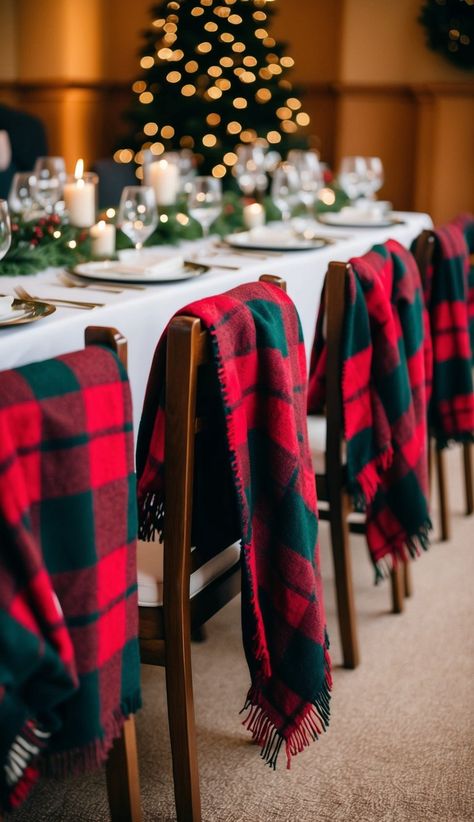 Tartan blankets are a cozy and festive touch for a Christmas wedding. I love the idea of offering these warm wraps to guests. They’re perfect for outdoor ceremonies or chilly venues. Plaid Bridesmaid Dress, Blankets For Guests, Tartan Blankets, Candlelit Ceremony, Plaid Wedding, Tartan Plaid Christmas, Tartan Wedding, Christmas Wedding Ideas, Christmas 2025