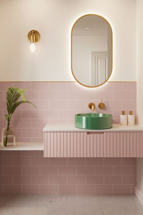 Brighten your home with Multipanel!✨

With the nights getting longer, why not inject a bit of colour into your bathroom with our Antique Rose panels from the Tile Collection? 

Not only do they create a stunning tile effect for a fraction of the cost, they also add plenty of personality and vibrancy to any space! Pair them with pink furniture or other bold colours such as forest green, for a stand out finish 🩷

Order your Antique Rose sample: https://bit.ly/3ZxzRxM Bathroom Wall Panels, Metro Tiles, Pink Furniture, Latest Bathroom, Bad Inspiration, Pink Bathroom, Antique Roses, Looks Chic, Wall Panels