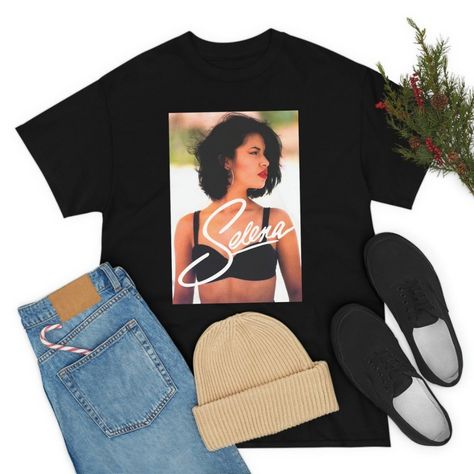 Unisex Heavy Cotton Tee 100% Cotton. Size: Classic Fit, Run True To Size Adult Unisex Sizing Condition: New - Made To Order Please Wash In Cold Water At First Time Selena Quintanilla T Shirt, Selena Quintanilla Shirt, Selena Boutique, Singer Fashion, Selena Quintanilla Perez, Fit For Men, Don Juan, Selena Quintanilla, Body Wave Hair