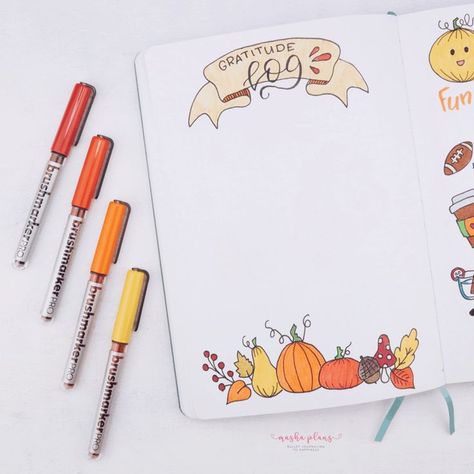 Make this your best Thanksgiving with these Bullet Journal page ideas. Bring holiday fun to your pages and use BuJo to help you organize the big dinner. #bulletjournal #mashaplans #thanksgiving #pageideas #bujoideas Thanksgiving Bullet Journal, Thanksgiving Journal, Bullet Journal Page Ideas, Thanksgiving Planning, Journal Page Ideas, Big Dinner, December Quotes, Dinner Thanksgiving, Bullet Journal Page