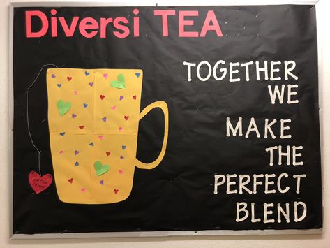 Latte Bulletin Board Ideas, Coffee Bulletin Board Ideas, School Captain, Cafeteria Bulletin Boards, Staff Bulletin Boards, Ra Decorations, Ra Inspiration, Diy College, Work Bulletin Boards