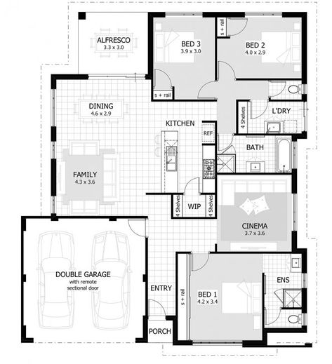 Simple House Design Plans 11x11 With 3 Bedrooms Full Plans 745 Three Bedroom House Plan With Garage, 3 Bedroom House Plans South Africa, 3 Bedroom House Plans Australia, Small Three Bedroom House Plans, House Plans Uk, 3 Bedroom Home Floor Plans, Bungalow House Floor Plans, House Plans Australia, House Plans South Africa