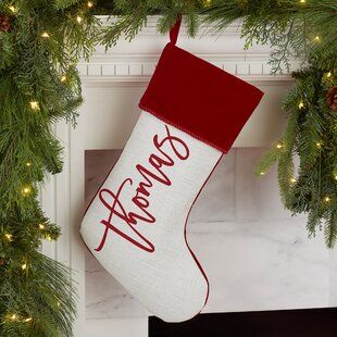 Monogrammed Stockings, Red Christmas Stockings, Monogram Stockings, Personalized Christmas Stocking, Personalization Mall, Grey Christmas, Stocking Tree, Christmas Stockings Personalized, Christmas Storage