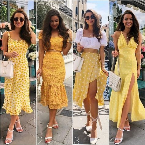 Italian Summer Themed Party Outfits, Dress Like Italian Women, Italian Inspired Outfits, Italian Fashion Summer, Yellow Dresses, Italy Outfits, Summer Fashion Outfits, One Piece Dress, Casual Style Outfits