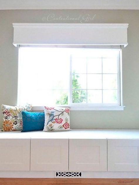 Billy Regal Hack, Ikea Window Seat, Ikea Bench, Storage Hacks Bedroom, Diy Window Seat, Window Bench Seat, Wood Benches, Storage Hacks Diy, Koti Diy