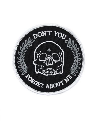 Forget About Me Patch – Strange Ways School Lovers, Battle Jackets, Forget About Me, Punk Jacket, Skull Patch, Crust Punk, Cute Patches, Cool Patches, Sticker Patches