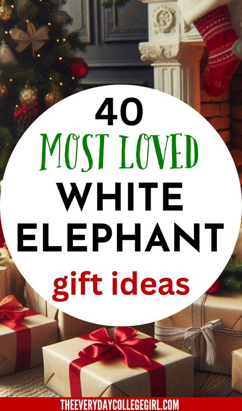 These unique White Elephant gift ideas are funny, practical, and perfect for any budget. Find the best picks for your next gift exchange! Perfect White Elephant Gift, The Best White Elephant Gifts Ideas, White Elephant Gift Themes Ideas, Dollar Tree White Elephant Gifts, Gift Ideas For Gift Exchange Christmas, White Elephant Gift Ideas Alcohol, White Elephant Gift Wrapping Ideas, Themed White Elephant Gifts, Christmas Gift Exchange Gift Ideas