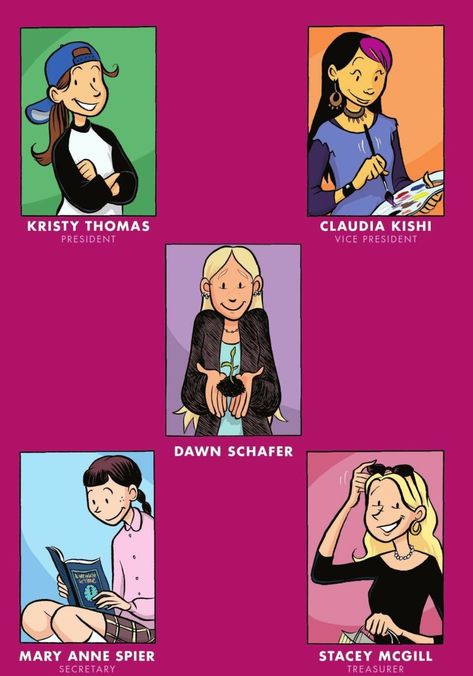 Babysitters Club Fanart, How To Draw Graphic Novel Characters, Raina Telgemeier Art, Raina Telgemeier, Babysitters Club, Claudia From Babysitters Club, The Babysitters Club Books, School Babysitters Poster, The Babysitters Club Poster