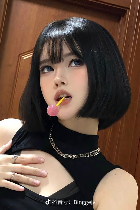 Pulling Eye Down Reference, Rp Profile Picture, Rp Profile, Girls Ulzzang, Aesthetic Korean, Korean Kpop, Female Reference, Japan Culture, Human Poses Reference