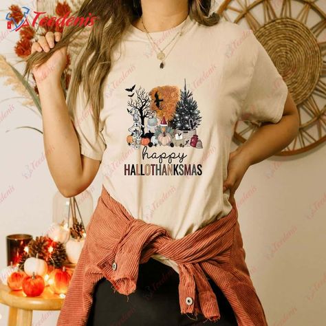 Hallothanksmas Shirt, Halloween, Pumpkin, Seasonal https://teedenis.com/product/hallothanksmas-shirt-halloween-pumpkin-seasonal/ Hallothanksmas Shirt, Happy Hallothanksmas, Pumpkin Halloween, Christmas Tees, Thanksgiving Christmas, Halloween Pumpkin, Christmas Shirt, Fall Pumpkins, Halloween Christmas