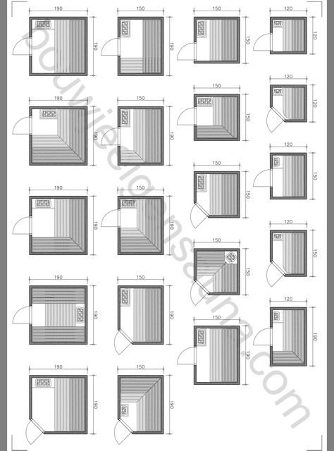 Sauna Floor Plan, Sauna Layout, Sauna Size, Sauna Dimensions, Sauna Wood Stove, Sauna Plans, Sauna Bathroom Design, Scandinavian Saunas, Mobile Sauna