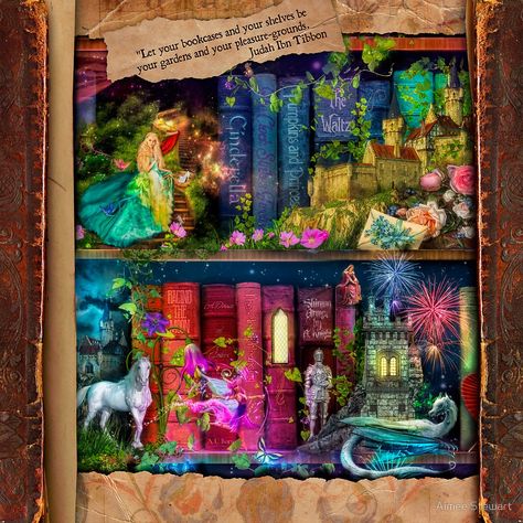 "The Curious Library Calendar - December" by Aimee Stewart | Redbubble Treehouse Library, Aimee Stewart, Medieval Theme, Audio Books For Kids, Bookshelf Art, Library Art, Doodle Art Journals, Miscellaneous Items, Postcards For Sale