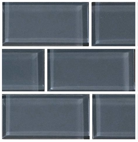 Subway Glass Blue Gray GS84896K2 Glass Tile Shower, Glass Tile Bathroom, Tile Backsplash Bathroom, Mosaic Pool Tile, Glass Pool Tile, Interior Tiles, Glass Pool, Kitchen Backsplashes, Glass Subway Tile