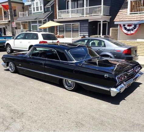 1963 Impala, 1962 Chevy Impala, Impala Chevrolet, Classic Convertible, Chevy Apache, 64 Impala, Chevy Classic, Lowrider Art, Low Riders