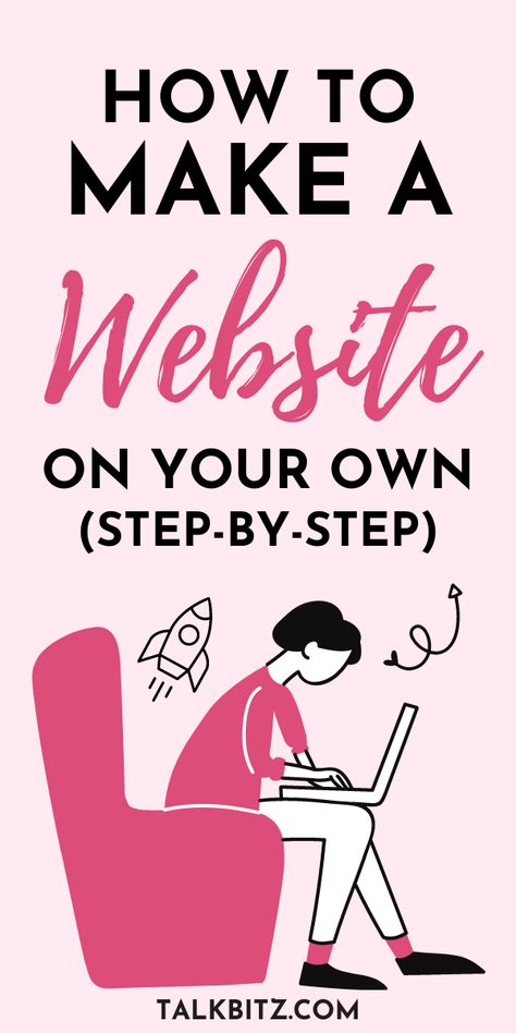 How to Make a Website Starting A Website For Your Business, How To Make Your Own Website, How To Design A Website, How To Create A Website For Free, How To Build A Website For Free, How To Create A Website, How To Make A Website, Buissnes Ideas, Electronic Hacks