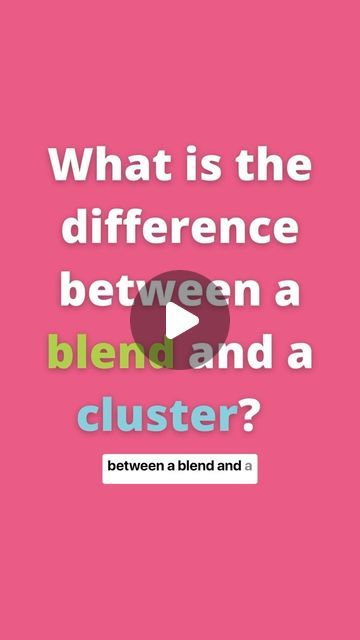 Bjorem Speech® Bjorem Literacy™ on Instagram: "Did you catch our IG live with @classlab_kelly last week?! We talked in depth about blends vs. clusters. This analogy that @shelbytheslp came up with and mentioned during the IG live is one helpful way to remember the difference! 

While it’s not “wrong” to call a cluster a blend, we should be using the correct terminology when referring to consonant clusters. Thank you @classlab_kelly for educating us and helping us to practice at the top of our license! 

Does this make sense to you? Let us know below! 

#slp #speechtherapy #blends #phonetics #linguistics #speechlanguagepathology #nerdingout" Bjorem Speech, Consonant Clusters, Suncatcher Diy, Speech Language Pathology, In Depth, Speech Therapy, Make Sense, Sense, Education