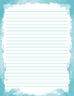 Blue Page Stationery Free Printable Stationery Paper, Digital Paper Freebie, Journal Printables Free, Free Writing Paper, Stationary Printable, Printable Lined Paper, Blue Grunge, Writing Paper Printable Stationery, Free Printable Stationery