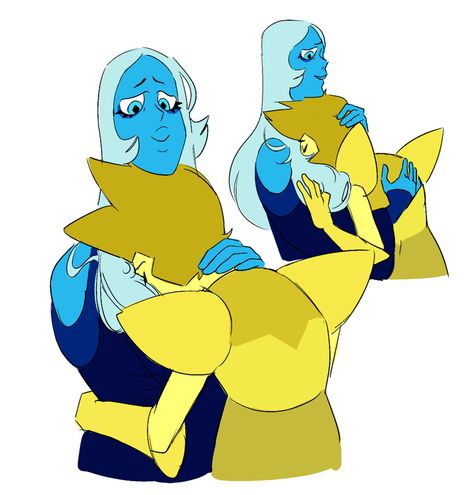 Yellow And Blue Diamond Steven Universe, Yellow Diamond Steven Universe, Blue Diamond Steven Universe, Steven Universe Lapidot, Steven Universe Ships, Crystal Gems Steven Universe, Steven Uni, Steven Universe Diamond, Steven Universe Movie