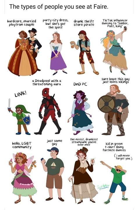 Ren Faire Outfits, Ren Faire Costume, Fair Outfits, Tumblr Funny, Funny Laugh, Funny Comics, Funny Posts, Character Design Inspiration, Funny Images