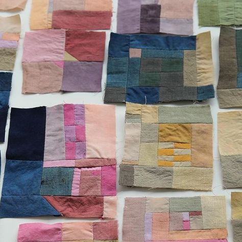 Arounna Khounnoraj on Instagram: "Please join me for a virtual hand quilting series with @tatterbluelibrary - the series includes 6 different instructors, you can join the whole series or buy individual classes.   In my workshop, you will explore color and composition.  Improv patchwork is a method of sewing fabric remnants together that are based on the size and shapes of the fabric that you have on hand rather than based on a pattern. I will demonstrate a few of my favourite construction methods, which will help guide you in designing a color story and creating your own improv patchworks.  I hope you can join us, I’ll link the details in my stories and you can also check out @tatterbluelibrary website 😄💙" Contemporary Patchwork Quilts, Patchwork Fabric Design, Crumb Quilts Ideas, Improv Patchwork, Contemporary Quilt Patterns, Quilt Shapes, Contemporary Patchwork, Abstract Quilts, Abstract Patchwork