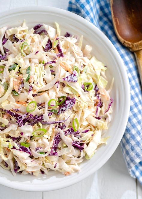 No-Sugar Horseradish Coleslaw – The Fountain Avenue Kitchen Tart Coleslaw Recipe, Coleslaw With Horseradish Recipe, Meals With Horseradish, Horseradish Coleslaw Recipe, Horseradish Coleslaw, Spicy Coleslaw, Horseradish Recipes, Fall Tailgating, Shrimp Sauce