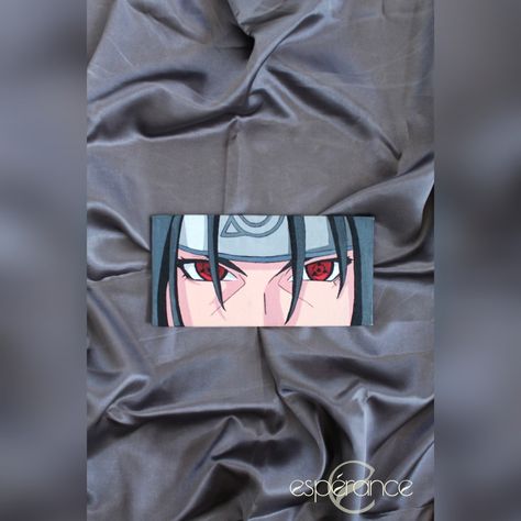 Sharingan Eyes Painting of Itachi on canvas Itachi Eyes Painting, Itachi Eyes Drawing, Itachi Canvas Painting, Itachi Painting, Itachi Eyes, Sharingan Eyes, Eyes Painting, Anime Painting, Sasuke And Itachi