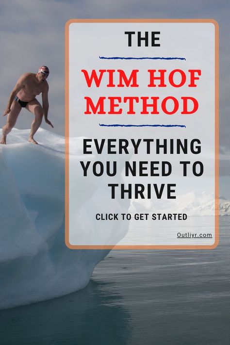 The Wim Hof Method makes you a resilient human. Overcoming cold exposure benefits both the brain and body.   Here's what to expect, and tips to make the Wim Hof Method easier. #wimhof #coldexposure #icebaths #breathwork Wim Hoff Method, Win Hoff Method, Win Hof Method, Wim Hoff Breathing Method, Wimhof Method, Wim Hoff, Wim Hof Method, Cold Exposure, Healthy Practices