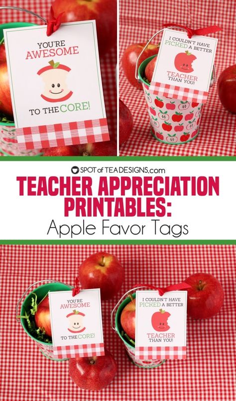 Apple For Teacher Printable, Teacher Appreciation Apple Tags, Apple Themed Teacher Appreciation Gifts, Caramel Apple Gift Tags, Apples For Teachers, Apple Teacher Appreciation Printable, Teacher Appreciation Gifts Apple, Teacher Appreciation Apple Bar, Apple Of My Eye Teacher Appreciation