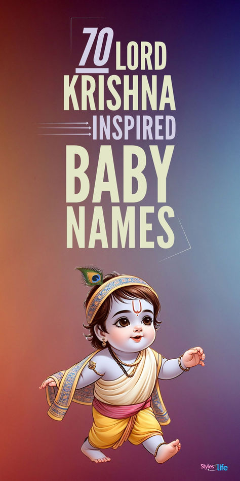 Lord Krishna Inspired Names for Baby Names Krishna All Name, Krishna Names List, Names Of Krishna, Krishna Name, Names Of Baby Girl, Sanskrit Baby Boy Names, Names Of Lord Krishna, Hindu Names For Boys, Lord Vishnu Names