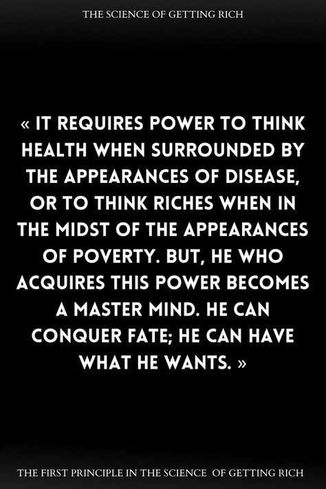 Highlight from the book “ The science of getting rich “ by Wallace D. Wattles Wallace Wattles, Science Of Getting Rich, Getting Rich, I Am Rich, Reality Of Life Quotes, First Principle, Millionaire Minds, Reality Of Life, Wealth Creation