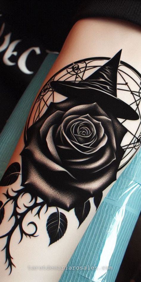 Unveil the magic behind witchy tattoos with our curated list of 50+ designs and their mystical meanings. From moon phases to protective runes, discover tattoos that resonate with your spiritual journey and elevate your personal style. Perfect for witches of all levels! 🌙🔮 #WitchyTattoos #InkMagic #TattooInspiration Witchcraft Tattoo Sleeve, Witch Symbols Tattoo, Witch Knot Tattoo, Knot Tattoo Design, Protective Runes, Witchy Sternum Tattoo, Witchcraft Tattoo, Witch Tattoos, Witchy Tattoos