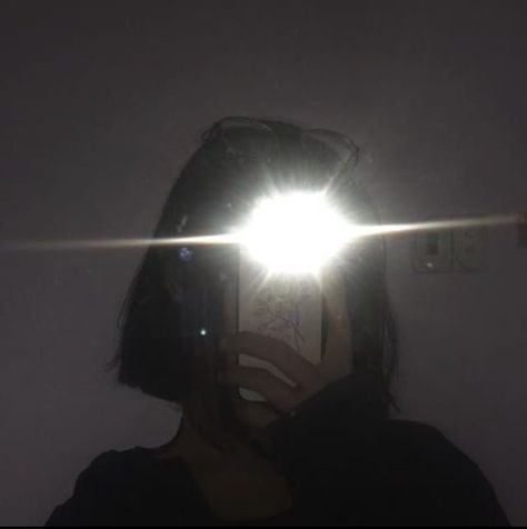 No Face, In The Dark, Short Hair, Cell Phone, Mirror Selfie, Mirror, Hair